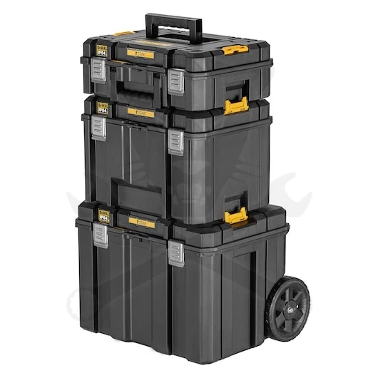 Szerszámos láda gurulós szett - TSTAK - IP54 vízálló - DeWalt