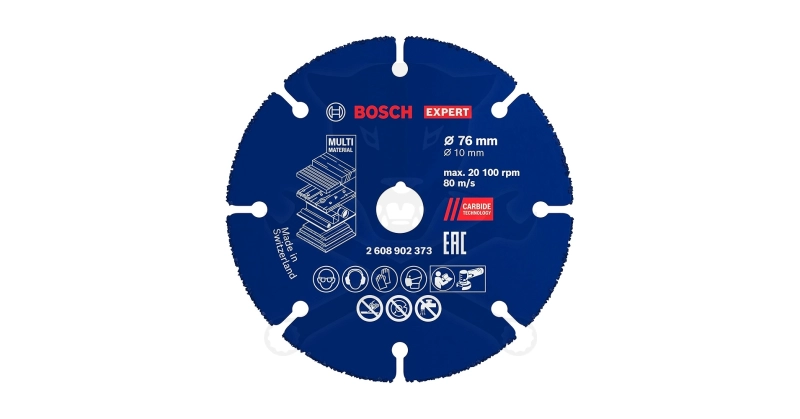Vágókorong  76 x 10 mm gyémánttárcsa univerzális - Bosch Expert