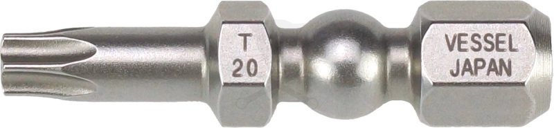 Bit torx 1/4" T20*30 mm - 5 db/doboz - Vessel