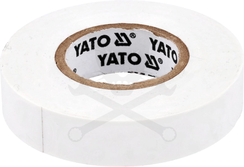 Szigetelőszalag 20m fehér 0.13x15 mm - Yato