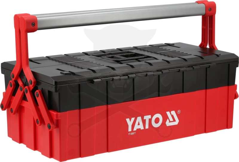 Szerszámos láda harmónika 3 rekeszes 460 mm - műanyag - Yato