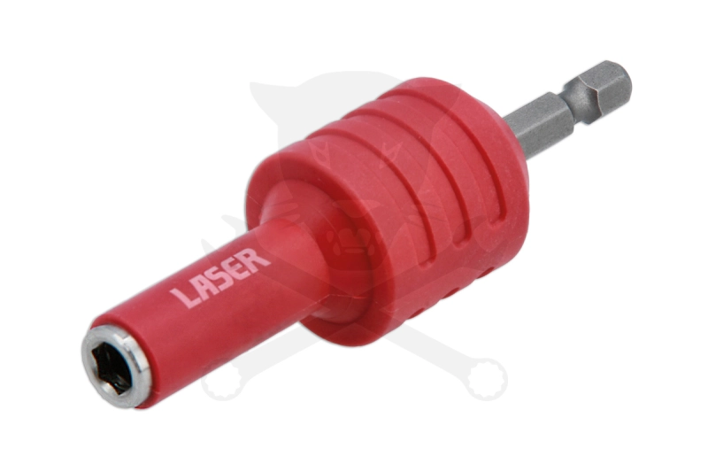 Szigetelt VDE 1000 V 1/4" külső hatlap / 1/4" bittartó adapter -Laser