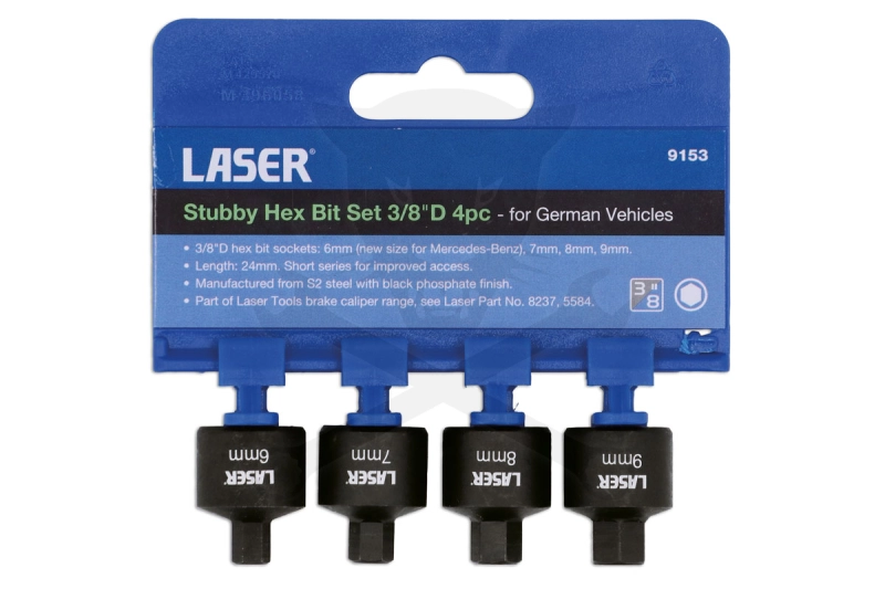 Féknyeregkulcs készlet  4 db-os imbusz H6-H7-H8-H9 mm Audi TT, A6-A8- MB