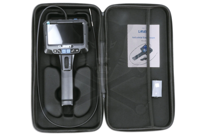 Videoszkóp - inspekciós kamera  3.9 mm-es x 1000 mm 5" kijelző, flexi