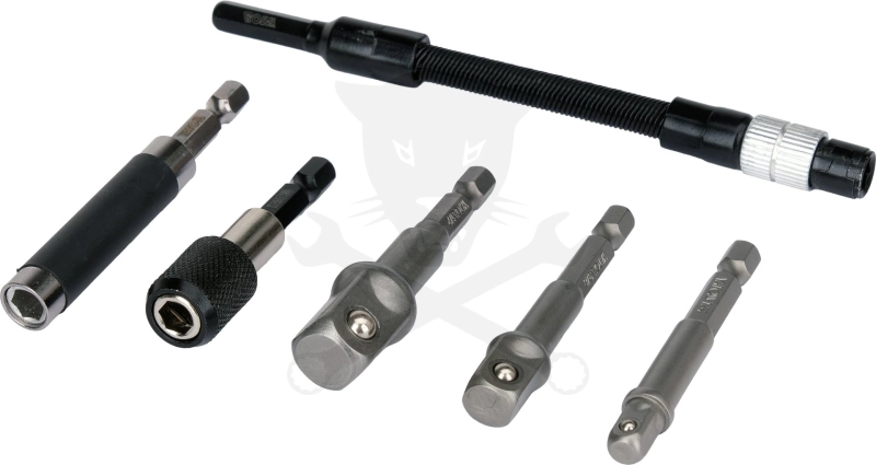 Adapter készlet 1/4"-3/8"-1/2"-1/4"  6 db-os készlet - Yato