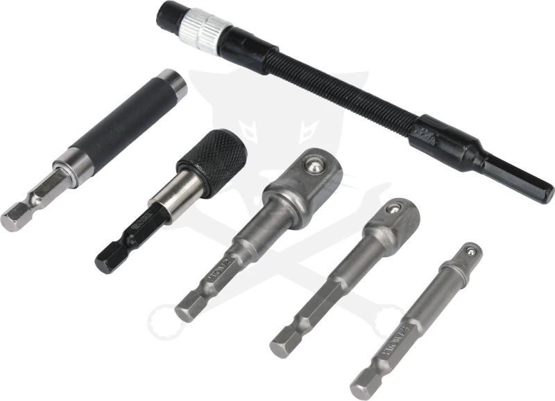 Adapter készlet 1/4"-3/8"-1/2"-1/4"  6 db-os készlet - Yato