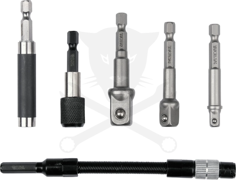 Adapter készlet 1/4"-3/8"-1/2"-1/4"  6 db-os készlet - Yato