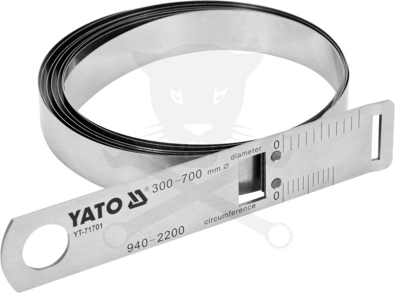 Mérőszalag kerület 940 - 2200 mm / átmérő 300 - 700 mm - Yato