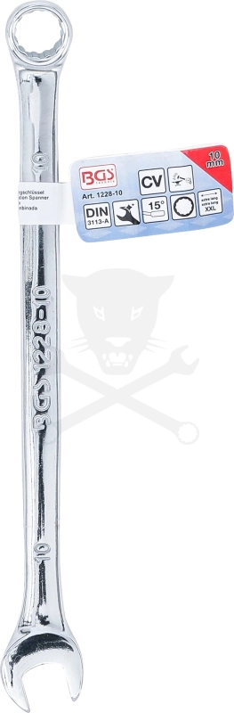 Csillag-villáskulcs extra hosszú kivitel 10 mm - BGS
