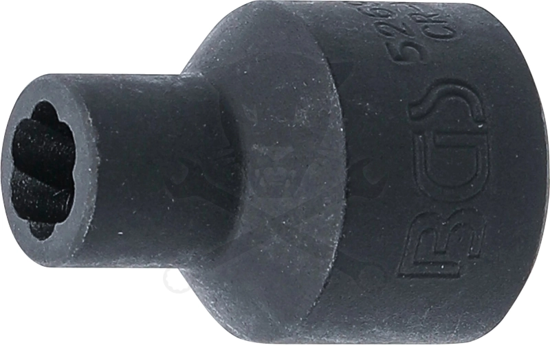 Kerékőr leszedő dugófej 1/2" rövid  8 mm-es - BGS