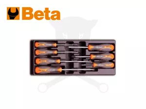 Tálcás Beta csavarhúzó készlet 7 db-os 4 db lapos + 3 db PH kereszt -Beta