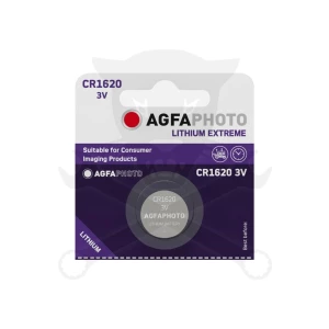 Elem 3V - CR1620 gombelem - Li AgfaPhoto (AGFA-CR1620-Li)