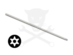 Bit torx 1/4" T09*200 mm hatágú lyukas