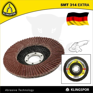 Csiszolótányér, lamellás 115 mm P80 - acél és színesfém - Klingspor