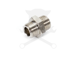 Levegő csatlakozó közcsavar 3/8"  külső-külső menet - KK (250M-3/8)