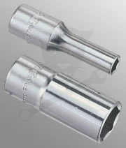 Dugókulcs - crowafej 3/8" 6 lap hosszú  9 mm Genius