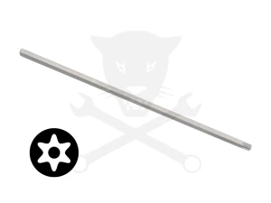 Bit torx 10 mm T55*200 mm hatágú lyukas