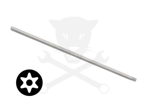 Bit torx 5/16" T50*200 mm hatágú lyukas