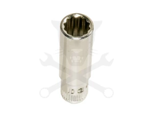 Dugókulcs - crowafej 1/4" 12 lap hosszú 14 mm Genius