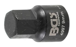 Féknyeregkulcs 6 lapú 1/4" extra rövid imbusz 9 x 20 mm Mercedes"M","R"