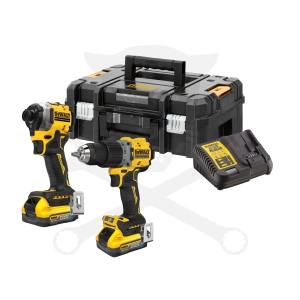 Fúró-csavarbehajtó készlet akkus 18V 2db 5.0Ah Li-ion 90 Nm - DeWalt