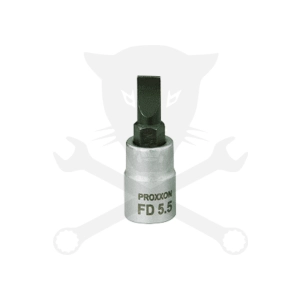 Rátűzőkulcs - crowa+bit 1/4" lapos 5,5 mm Proxxon