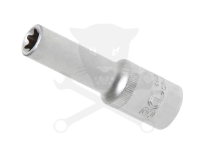 Dugókulcs - crowafej 1/2" belső torx E12 hosszú