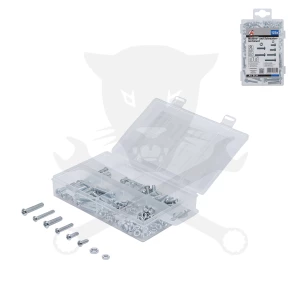 Anya és csavar készlet M4-M5 125 db-os