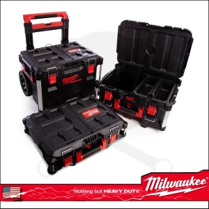 Szerszámos láda, 560x410x290 - ütésálló- 123 láda PACKOUT - Milwa
