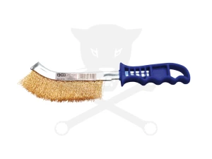 Drótkefe Féknyereg tisztító kefe - sárgaréz bevonattal 260 mm BGS