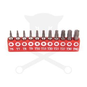 Bit készlet 11 db-os torx Genius