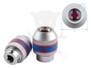 Menetfúró-hajtó gyorstokmány 1/2" 6.0-12.0 mm KingTony