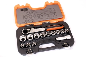 Dugókulcs készlet 1/2" 12 sz. 10-24 mm 14 db-os MultiL. Bahco