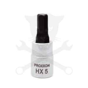 Rátűzőkulcs - crowa+bit 1/4" Imbusz HX5 Proxxon