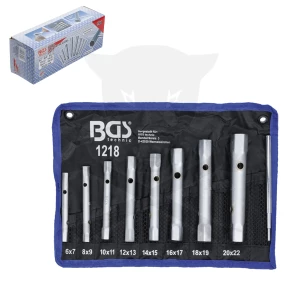 Csőkulcs készlet 6 - 22 mm 8+1 db-os kovácsolt BGS