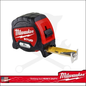 Mérőszalag   8 m x 33 mm gumírozott, széles STUD II - Milwaukee