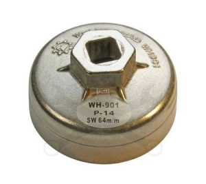 Olajszűrő leszedő kupak 064 mm x 14 lap Alu