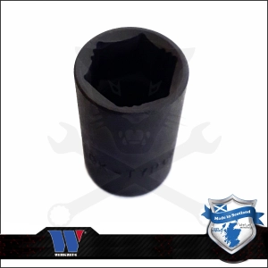 Lok-Typ Légkulcsfej - gépifej 1/2" 17 mm 6 lap alacsony - Welzh