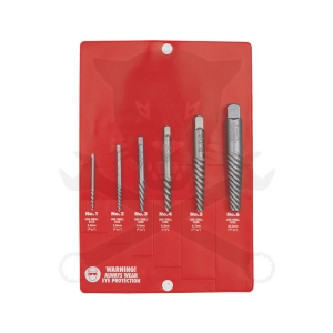 Csavarkiszedő - törtcsavar kihajtó készlet 6 db-os 2-6 mm (KEN-075-1160K)