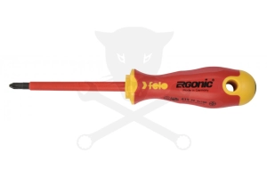 Csavarhúzó Ergonic VDE 1000 V szigetelt PZ1x80 mm - Felo