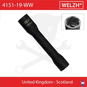 Csavarkiszedő és kerékőr leszedő kulcs 1/2" hosszú 19 mm
