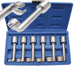 Dugókulcs - crowafej készlet 1/2" speciális alul nyitott 6 db-os 12-19 mm