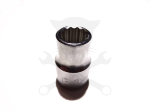 Dugókulcs - crowafej 1/2" 12 szög normál 13 mm Genius