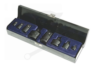 Légkulcs átalakító adapter készlet 8 db-os 1/4"-3/8"-1/2"-3/4"-1"