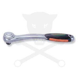 Crowa racsnis kulcs 3/8" 72 fogú hajlított