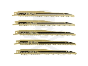 Fűrészlap kardfűrészhez, fára 203 mm 6-10 TPI HCS 5 db-os készlet Makita