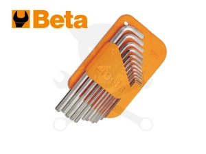 Imbuszkulcs készlet 12 db-os hosszított normál végű - Beta