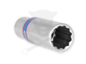 Dugókulcs - crowafej 3/8" 12 lap hosszú 15 mm KingTony
