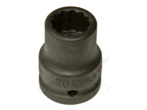 Légkulcsfej 3/4" 12 l.n. 17-es Genius