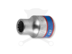 Dugókulcs - crowafej 3/8" 12 lap normál 08 mm